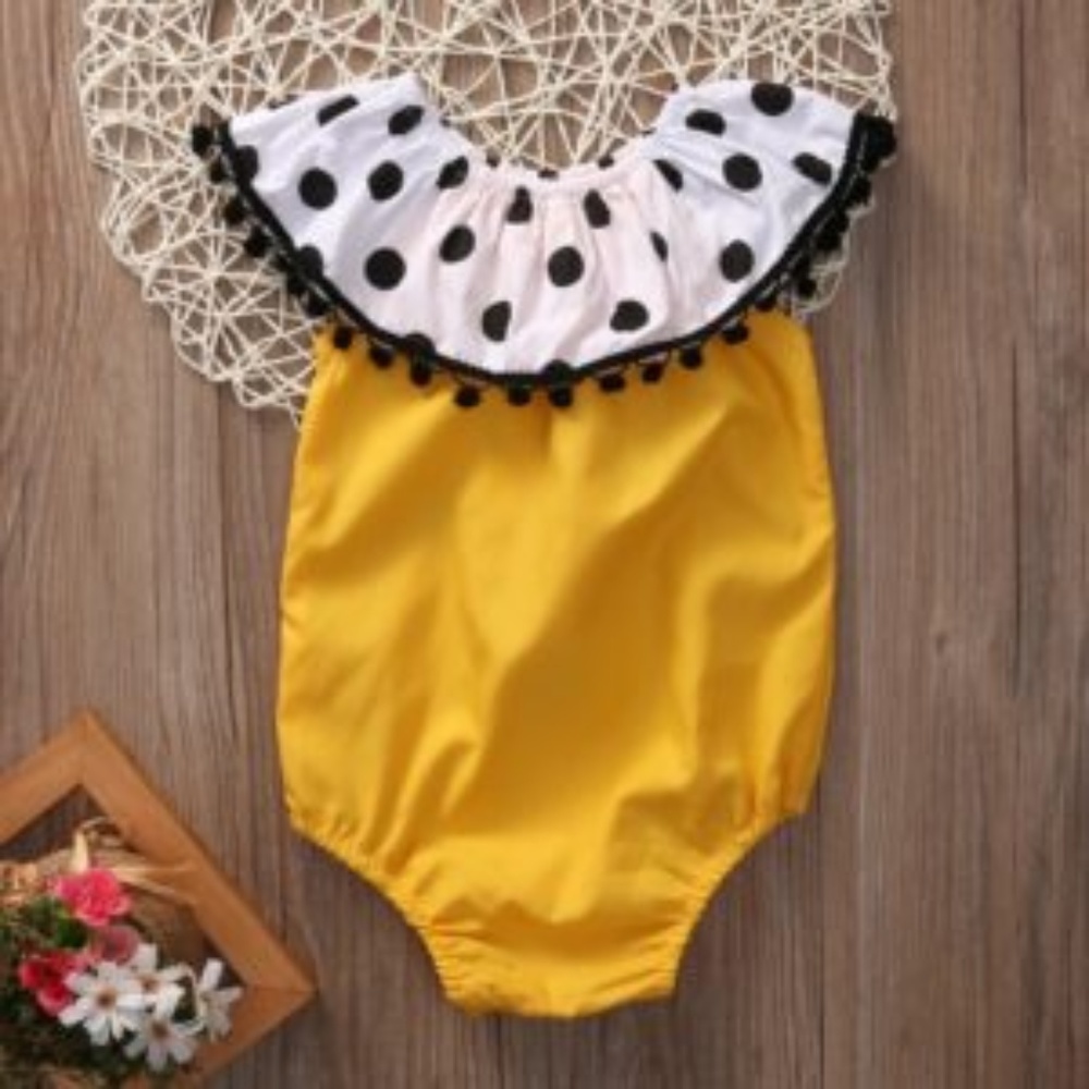 NEW Gold and Polka Dot Pom Pom Jumper - Picture 2 of 3